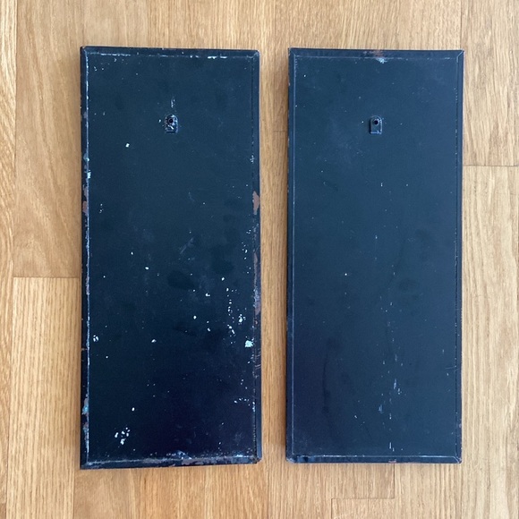 Vintage Pair of Copper and Black Walk Decor - Picture 6 of 15